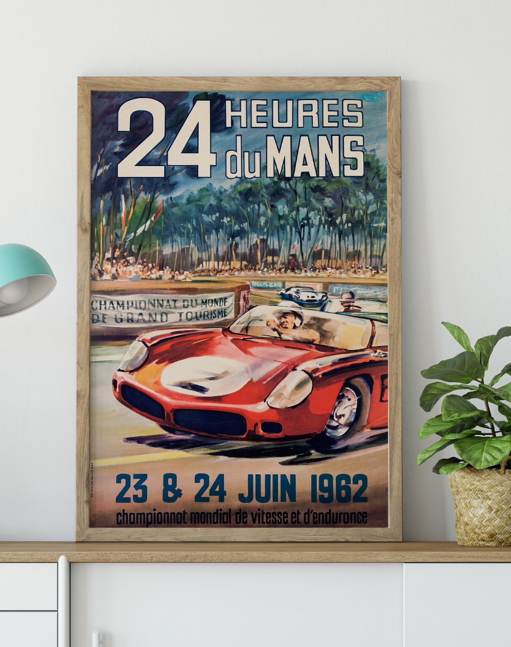 Event Poster 1962 24 Heures du Mans