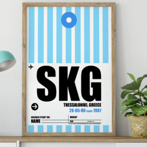 Luggage Tags Thessaloniki Poster